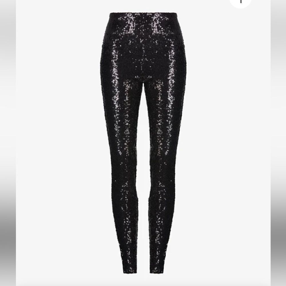 NWT Black Tie Sequins Skinny Pants XXL